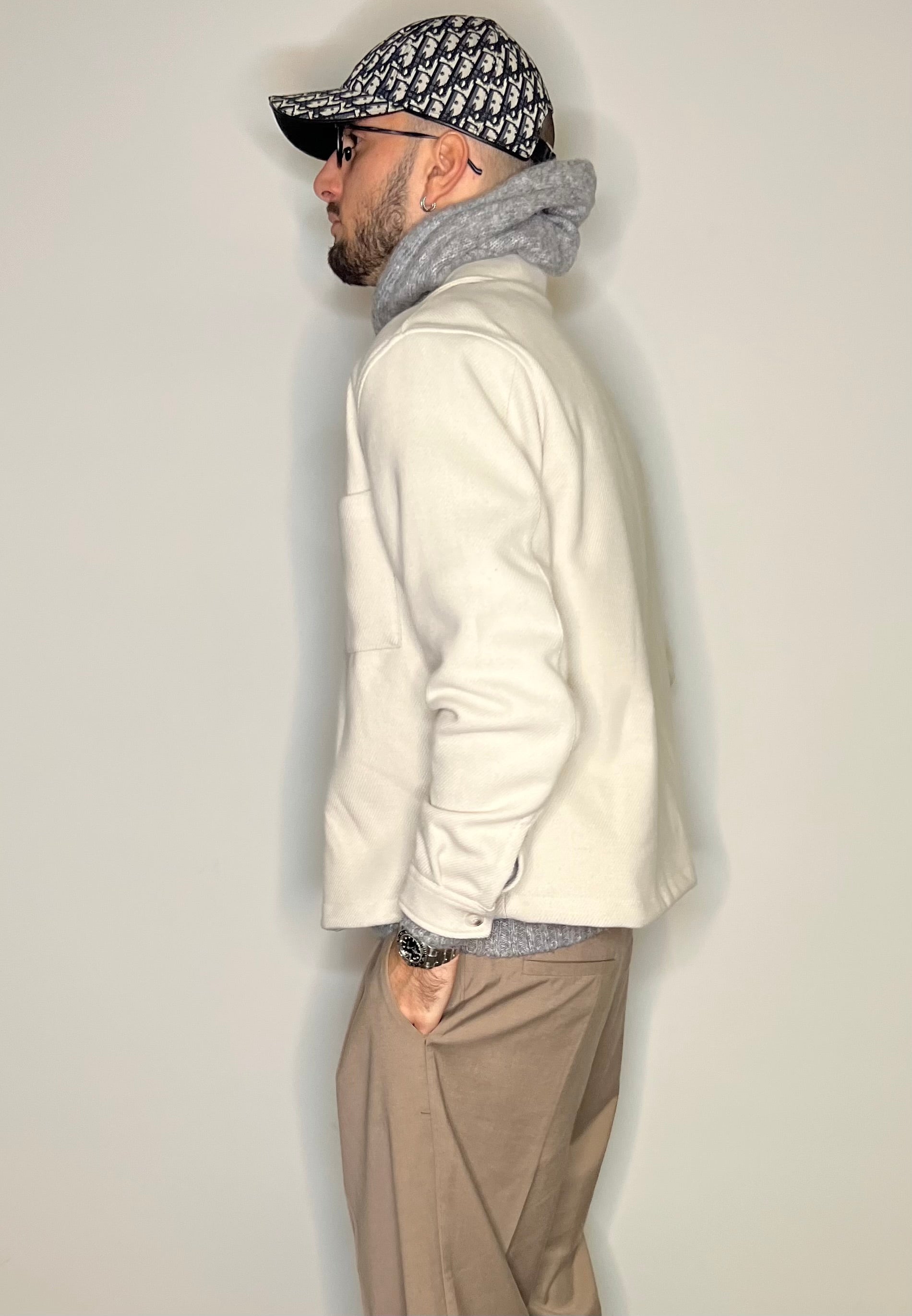 Overshirt Cropped Milk