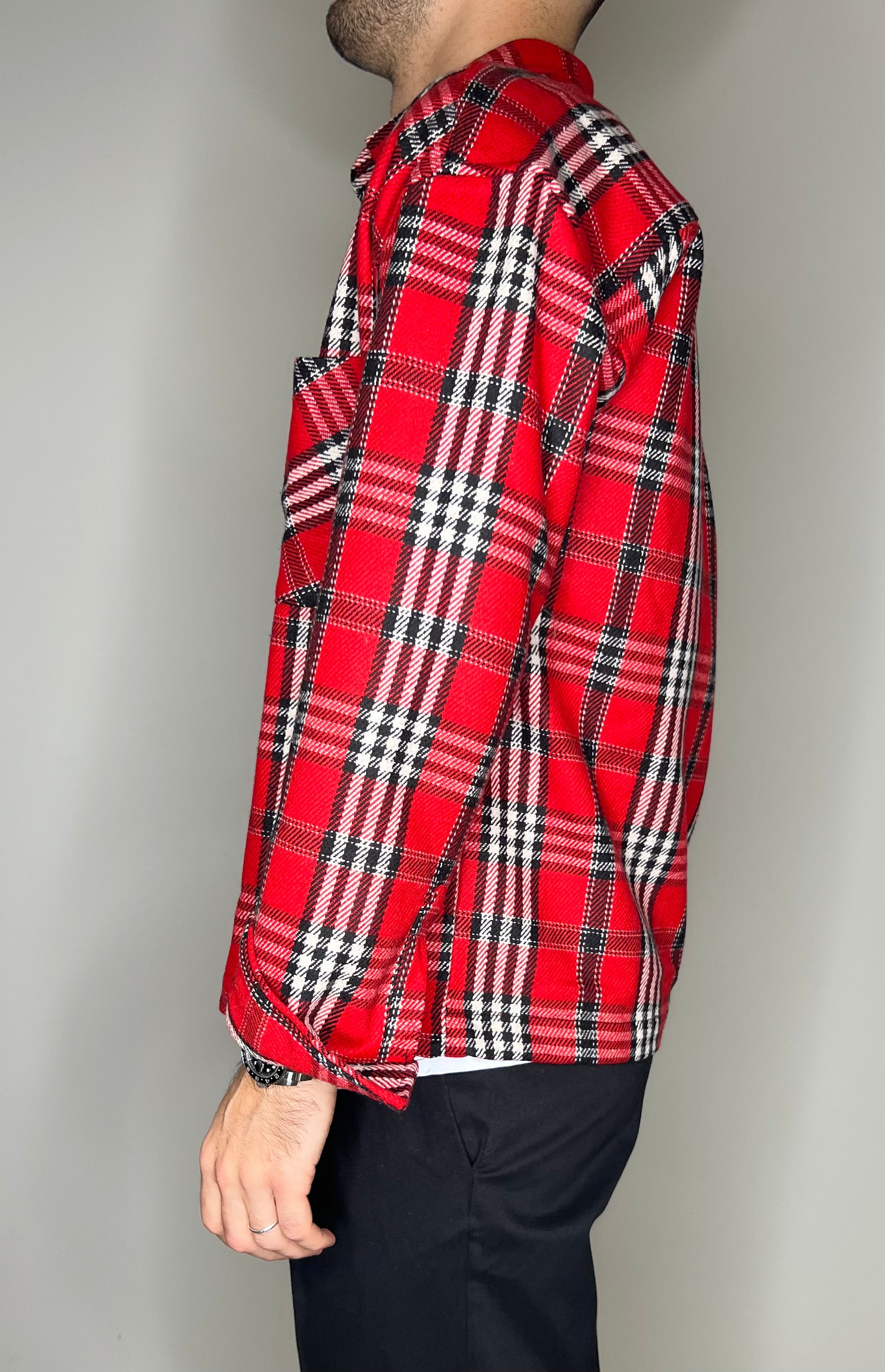 Overshirt in flanella