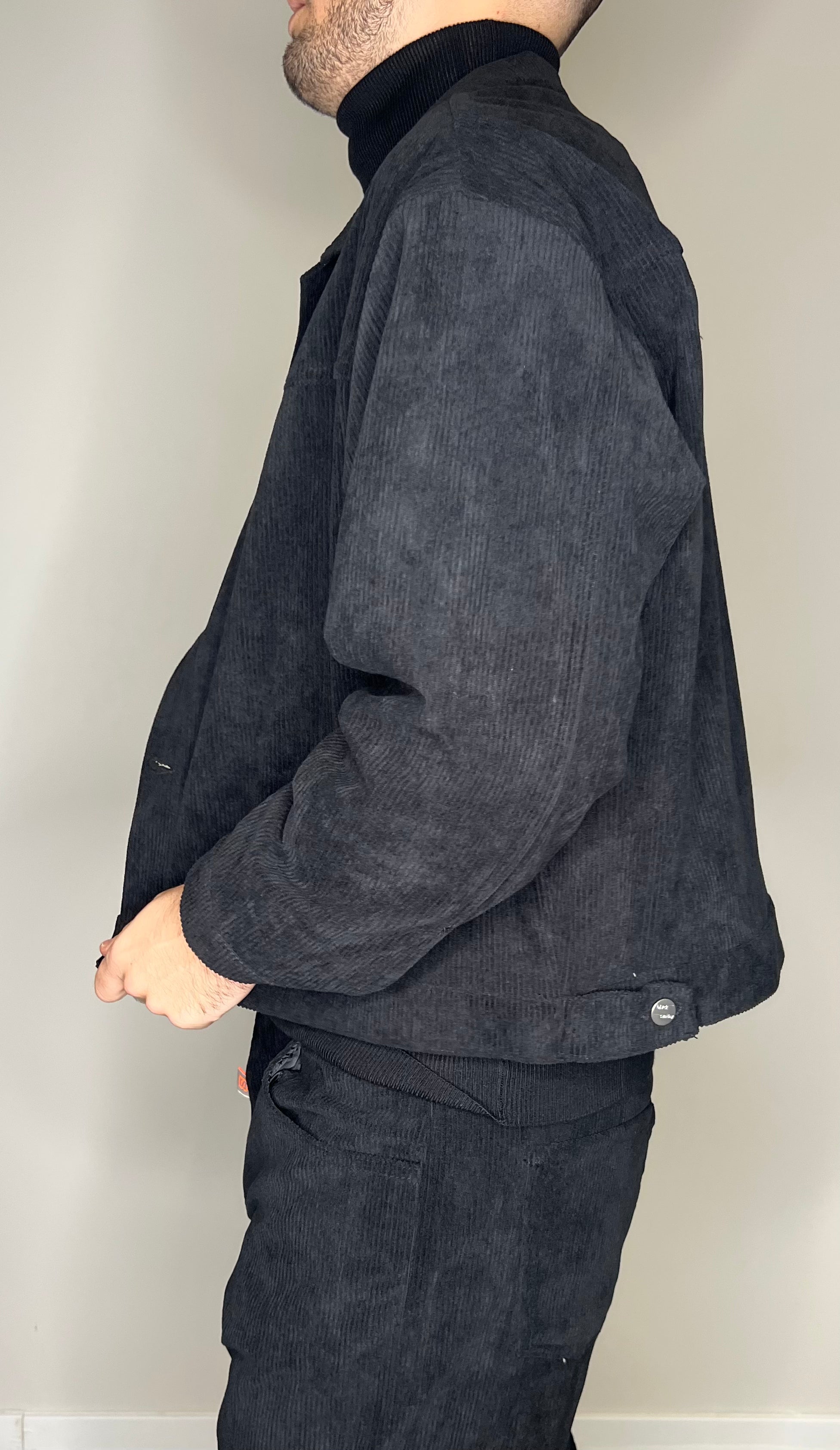 Giacca Cropped in Velluto