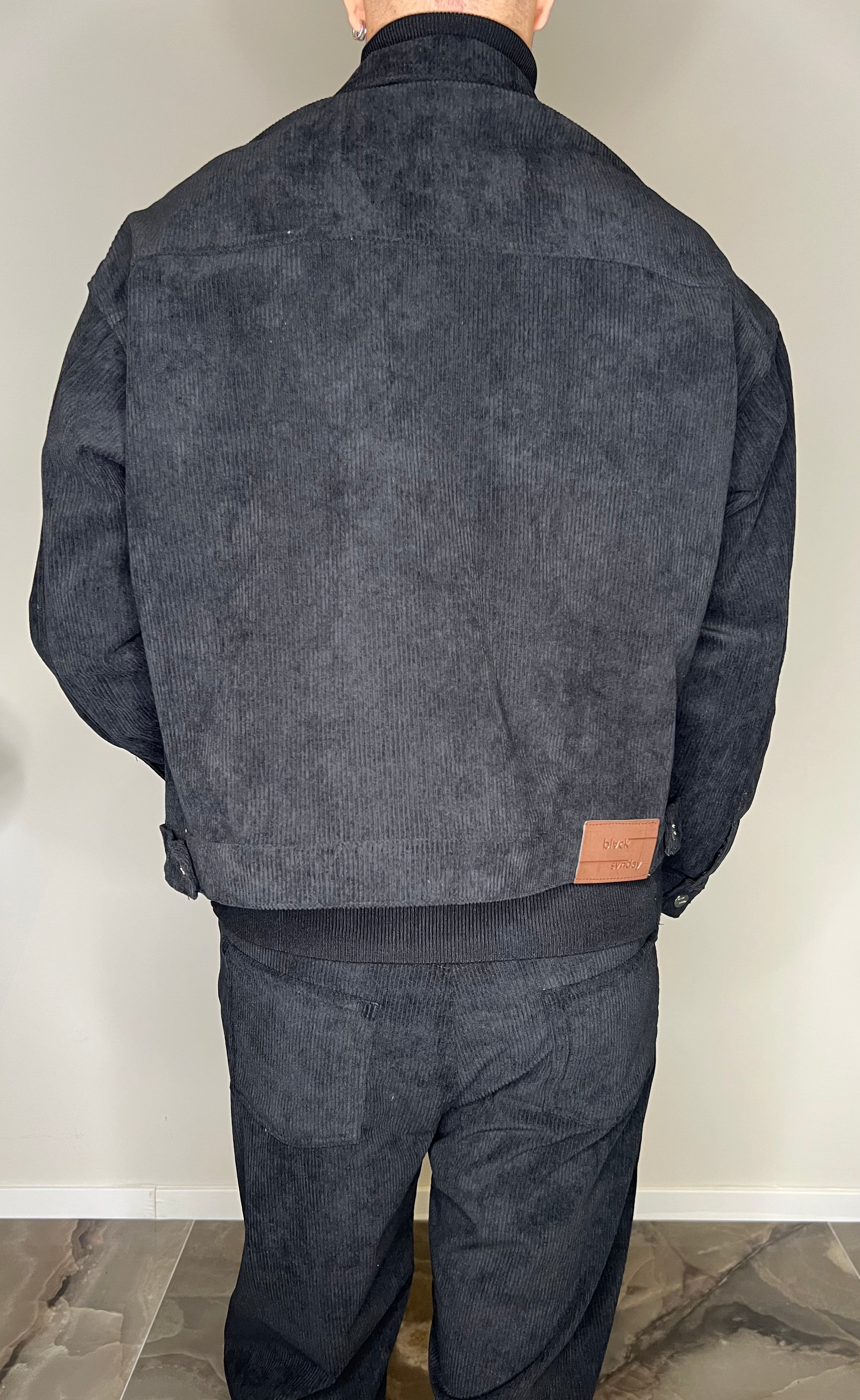 Giacca Cropped in Velluto