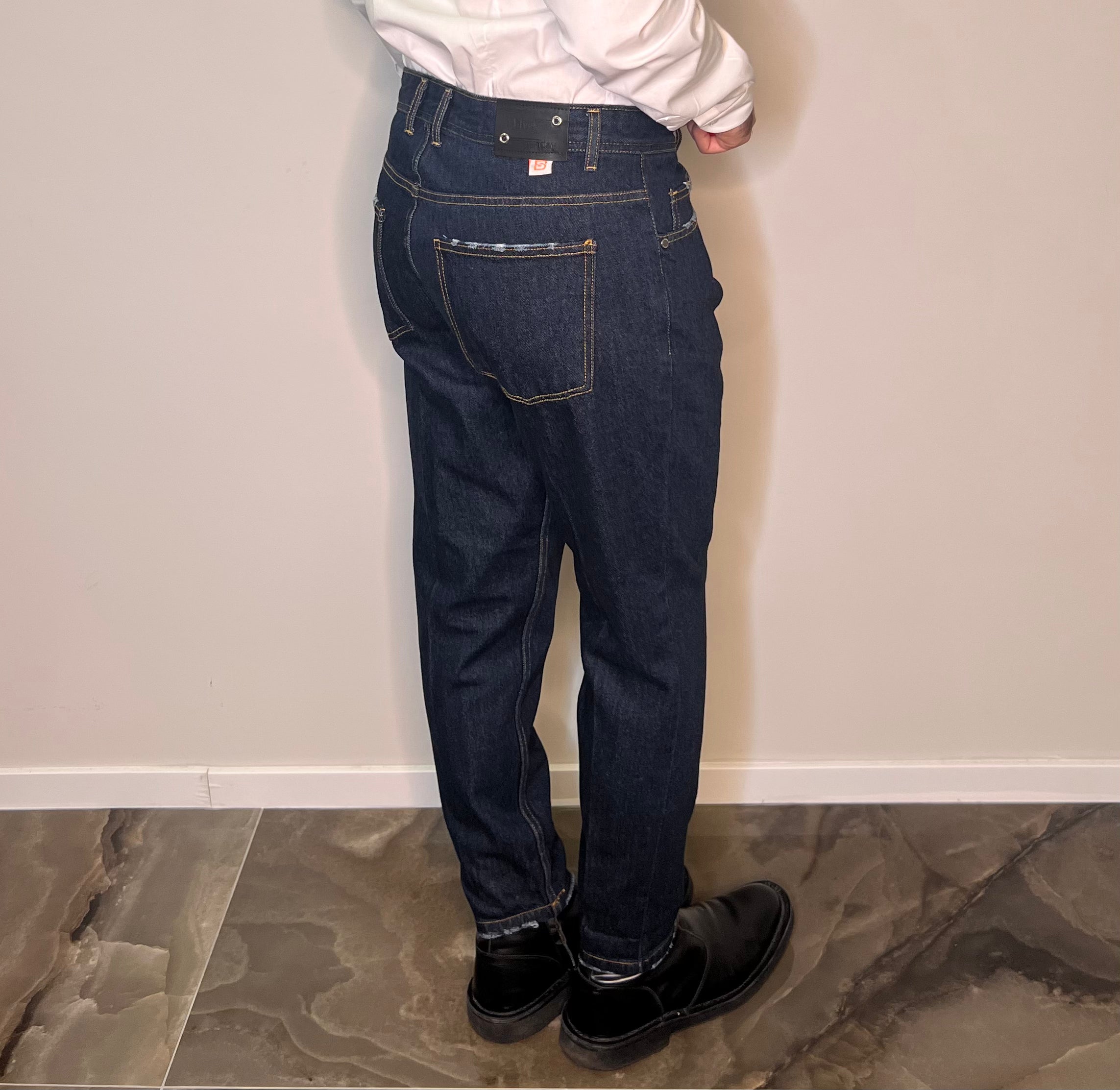 Jeans lavaggio zero regular